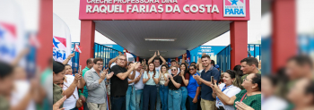 Notícia: Governadora Hana Ghassan entrega a 26ª creche do programa 'Creches Por Todo o Pará', em Quatipuru